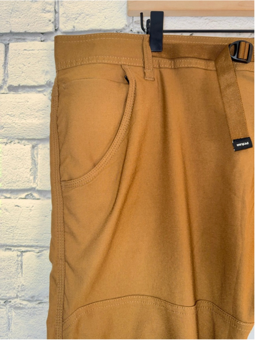 Men's Prana Pants size 40x34 Brown Stretch Zion Slim Cargo Pants Hiking Pants - Picture 11 of 16